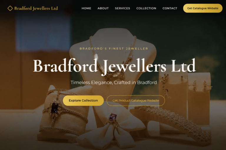 Jewellery store website